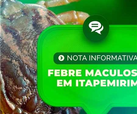 Itapemirim: Prefeitura lança nota sobre febre maculosa