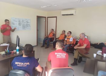 Anchieta: Defesa Civil do município participa se simulado sobre desastres naturais