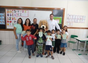 Anchieta: Crianças aprendem sobre cuidados e guarda de animais de estimação