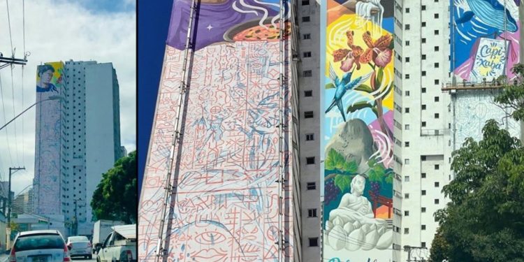 Estado: Já está em fase de finalização o painel artístico do Centro de Vitória