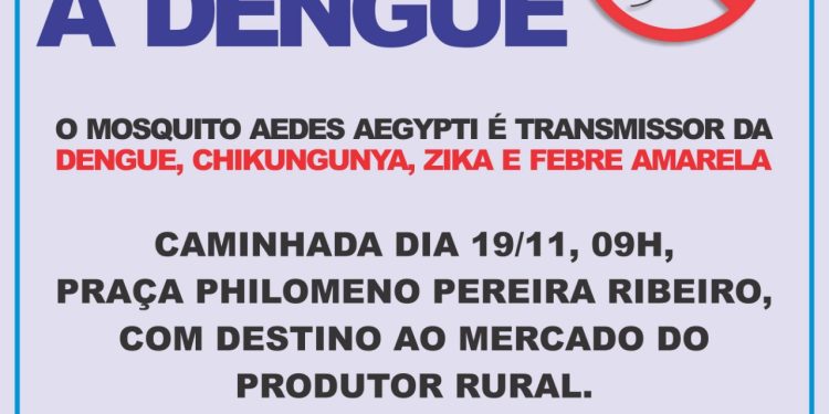 Guarapari: Prefeitura promove caminhada no Dia Nacional de Combate à Dengue