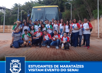 Marataízes: Estudantes visitam evento do SENAI