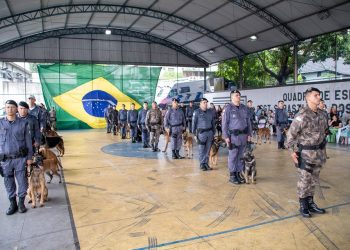 PM: BAC forma terceira turma de Condutores de Cães Policiais