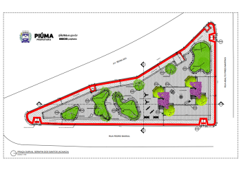 Piúma: Prefeitura publica edital de licitação para reforma da Praça Durval Serafim dos Anjos