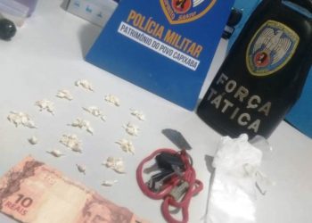 Rio Novo: Polícia Militar prende homem com drogas