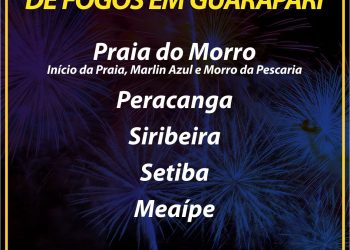 Guarapari: Confira os pontos de fogos da virada