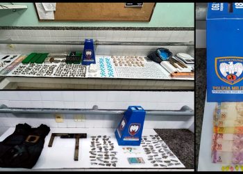 PM: Militares detém suspeito com mandado de prisão e apreende drogas em Guarapari