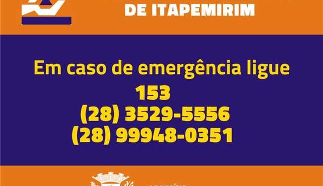 Itapemirim: Estrada interditada pelas fortes chuvas