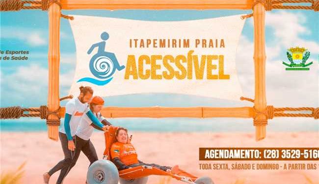 Itapemirim: Prefeitura implanta programa projeto Praia Acessível