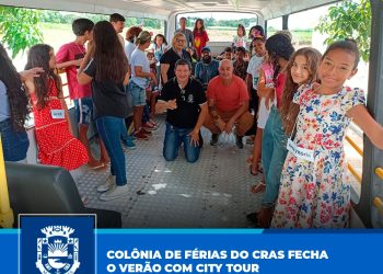Marataízes: Colônia de Férias fecha o verão com passeio de ônibus