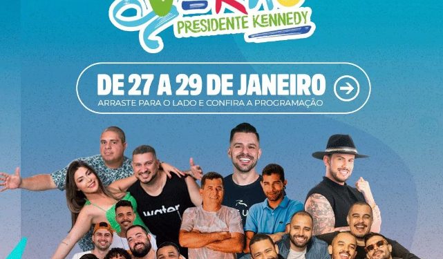 Kennedy: Fechamento do verão com muitas atividades