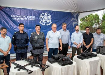 Polícia: Polícia Militar doa 109 armas para a Guarda Municipal de Anchieta