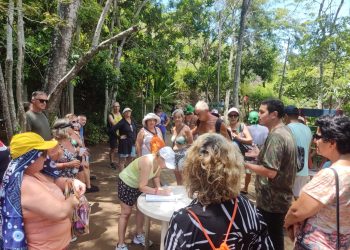 Guarapari: Grupo do Sesc de São Paulo visita Parque do Morro da Pescaria