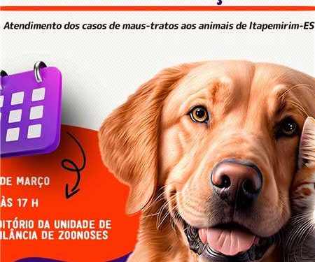Itapemirim: Hoje é dia de falar do bem estar e da proteção animal