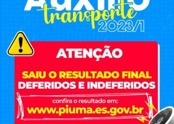 Piúma: Prefeitura divulga os resultados dos aprovados no Transporte Escolar