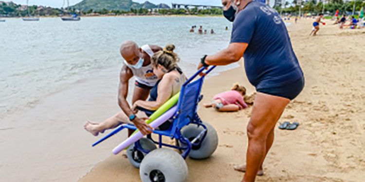 Vitória: Praia Acessível segue funcionando até domingo (26)