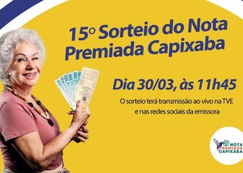 Estado: Sorteio do Nota Premiada Capixaba acontece na quinta (30)