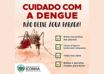 Iconha: Prefeitura faz campanha de alerta sobre a Dengue
