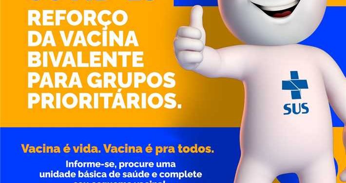 Itapemirim: Saúde oferece reforço da vacina bivalente para grupos prioritários