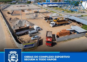 Marataízes: Continuam as obras do Complexo Esportivo