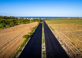 Marataízes: Pavimentação do trecho Lagoa Funda x ES 060 segue em ritmo acelerado