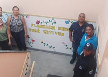 Vitória: Acolhimento é retratado em forma de arte nas paredes do CRAS de São Pedro