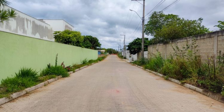 Anchieta: pavimentação no bairro Guanabara segue na reta final