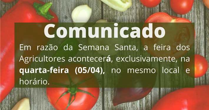 Iconha: Alteração no horário da Feira dos Agricultores