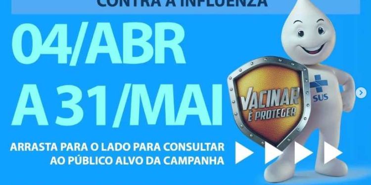 Iconha: Programa de vacinação de prevenção à Influenza