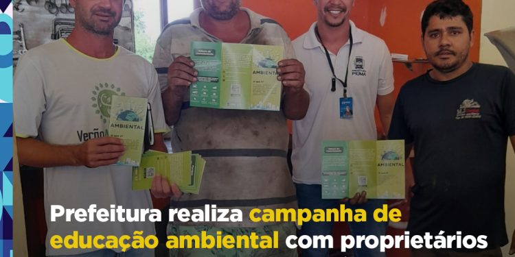 Piúma: Campanha de educação ambiental em estabelecimentos do município