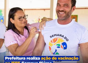 Piúma: Saúde promove ação de vacinação no Ifes