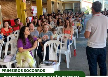 Rio Novo: Educação promove formação sobre primeiros socorros