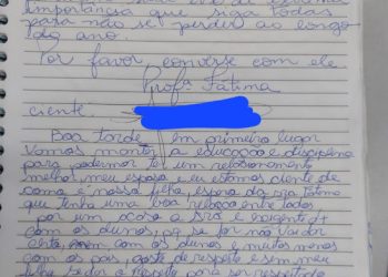 Educação: Professora envia bilhete aos pais de um aluno e é surpreendida com a resposta