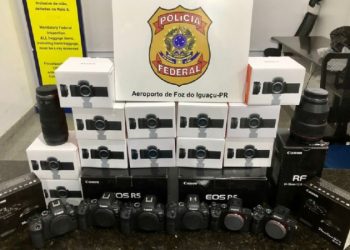 Brasil: PF apreende R$ 500 mil em mercadorias ilegais no aeroporto de Foz do Iguaçu