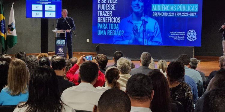 Estado: Governador participa de Audiência Pública do Orçamento 2024 e PPA 2024-2027