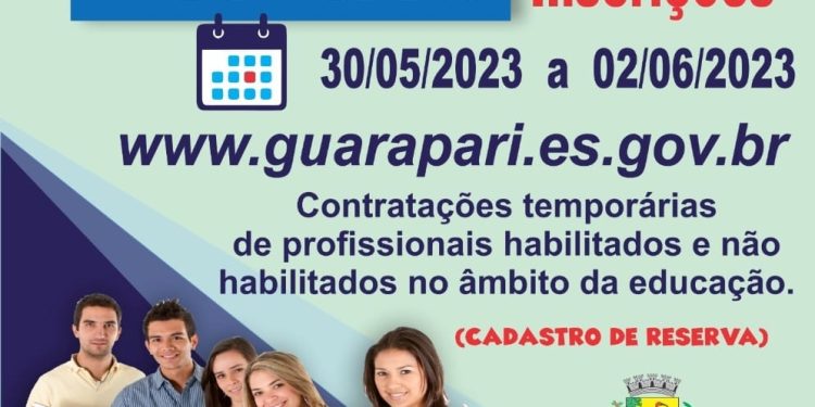 Guarapari: Prefeitura abre Processo Seletivo para contratação de profissionais da Educação