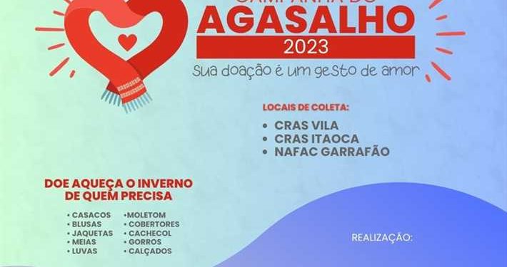 Itapemirim: Prefeitura inicia Campanha do Agasalho 2023