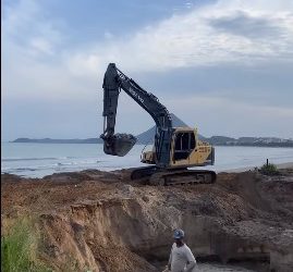 Piúma: Começaram as obras da orla