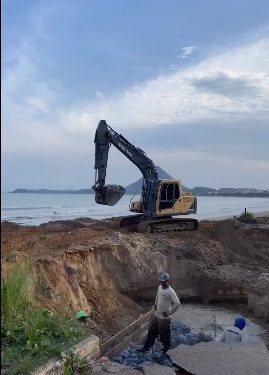 Piúma: Começaram as obras da orla