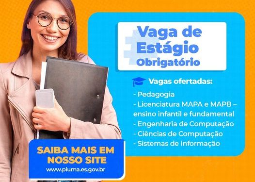 Piúma: Prefeitura abre 70 vagas de estágio obrigatório