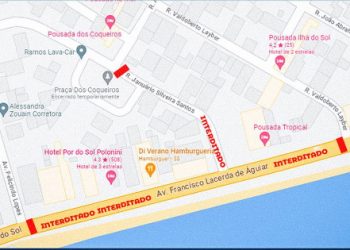 Piúma: Prefeitura alerta para desvio do trânsito da Beira Mar