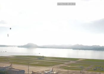 Brasil: Balão cai em pista do aeroporto Santos Dumont e atrapalha aterrissagem de voos