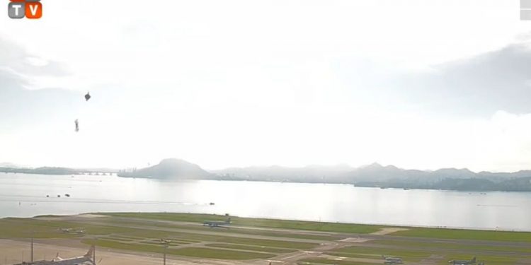 Brasil: Balão cai em pista do aeroporto Santos Dumont e atrapalha aterrissagem de voos