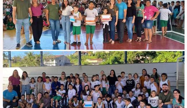 Alfredo Chaves: Escola Ana Araújo recolhe 7 toneladas e meia de material reciclável em gincana