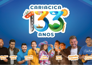 Cariacica: Dez shows de graça vão agitar o parque O Cravo e a Rosa nos 133 anos da cidade