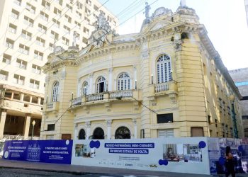 Estado: Governo inicia obras de restauro do Theatro Carlos Gomes