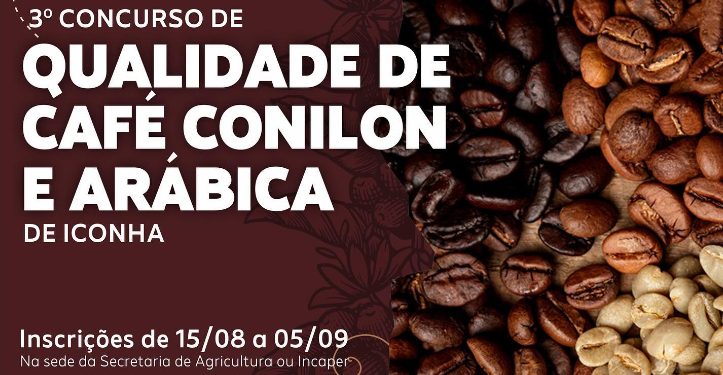 Iconha: Prefeitura abre inscrições para o 3º Concurso de Qualidade do Café