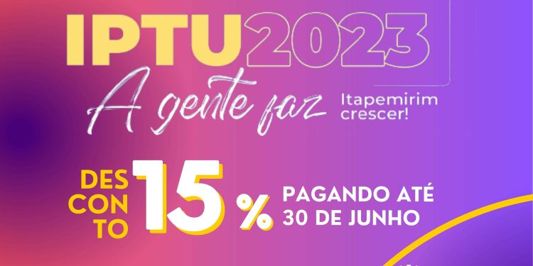 Itapemirim: Desconto de até 15% no IPTU termina em 30 de junho