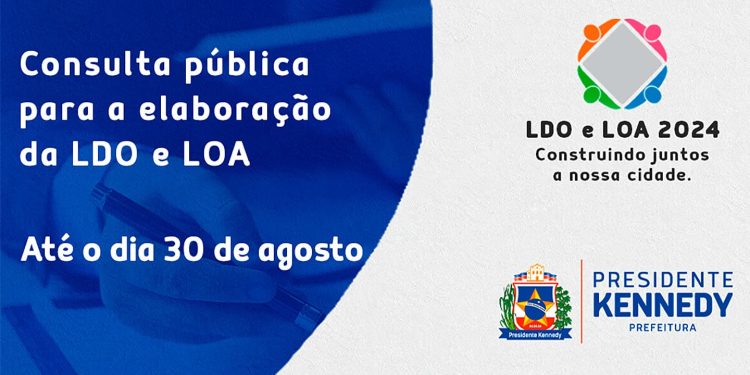 Kennedy: Prefeitura começa a receber propostas da população no Orçamento participativo 2024