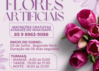 Rio Novo: Prefeitura oferece curso de Flores Artificiais